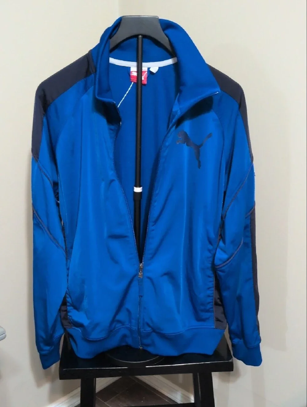 Puma Men’s Blue Full-Zip Track Jacket